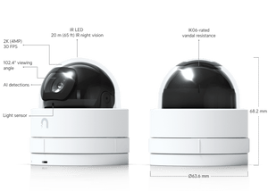 Ubiquiti UVC-G5-Dome-Ultra 2K Indoor PoE Camera - ACE Peripherals