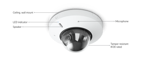 Ubiquiti UVC-G6-Mini-Dome-W White dimensions drawing