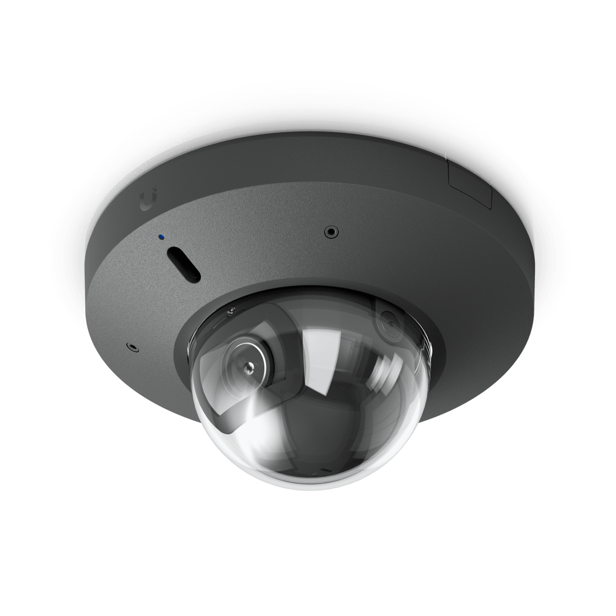 Ubiquiti UVC-G6-Mini-Dome-B Black angled camera view