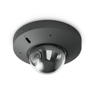 Ubiquiti UVC-G6-Mini-Dome-B Black angled camera view