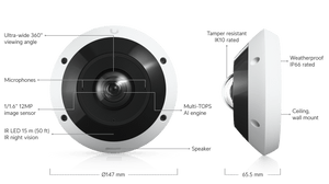 Ubiquiti UVC-G6-Pro-360 12MP Panoramic PoE+ Camera - ACE Peripherals