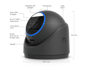 Ubiquiti UVC-G6-Pro-Turret 4K AI PoE+ Camera - ACE Peripherals