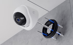 Ubiquiti G6 Turret White - exploded wall mounting illustration