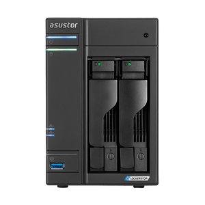 Asustor AS6702T LockerStor 2 Gen2 2-Bay Tower NAS - ACE Peripherals