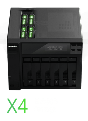 Asustor AS6706T LockerStor 6 Gen2 6-Bay Tower NAS - ACE Peripherals