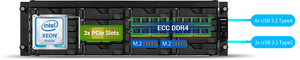 Asustor AS7116RDX LockerStor 16R Pro 16-Bay Rackmount NAS - ACE Peripherals
