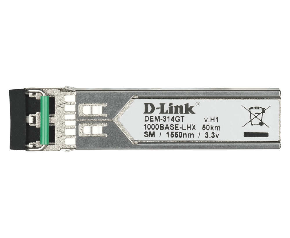D-Link DEM-314GT SFP 1000BASE-LX Single-Mode 50 Km SFP Transceiver - ACE Peripherals