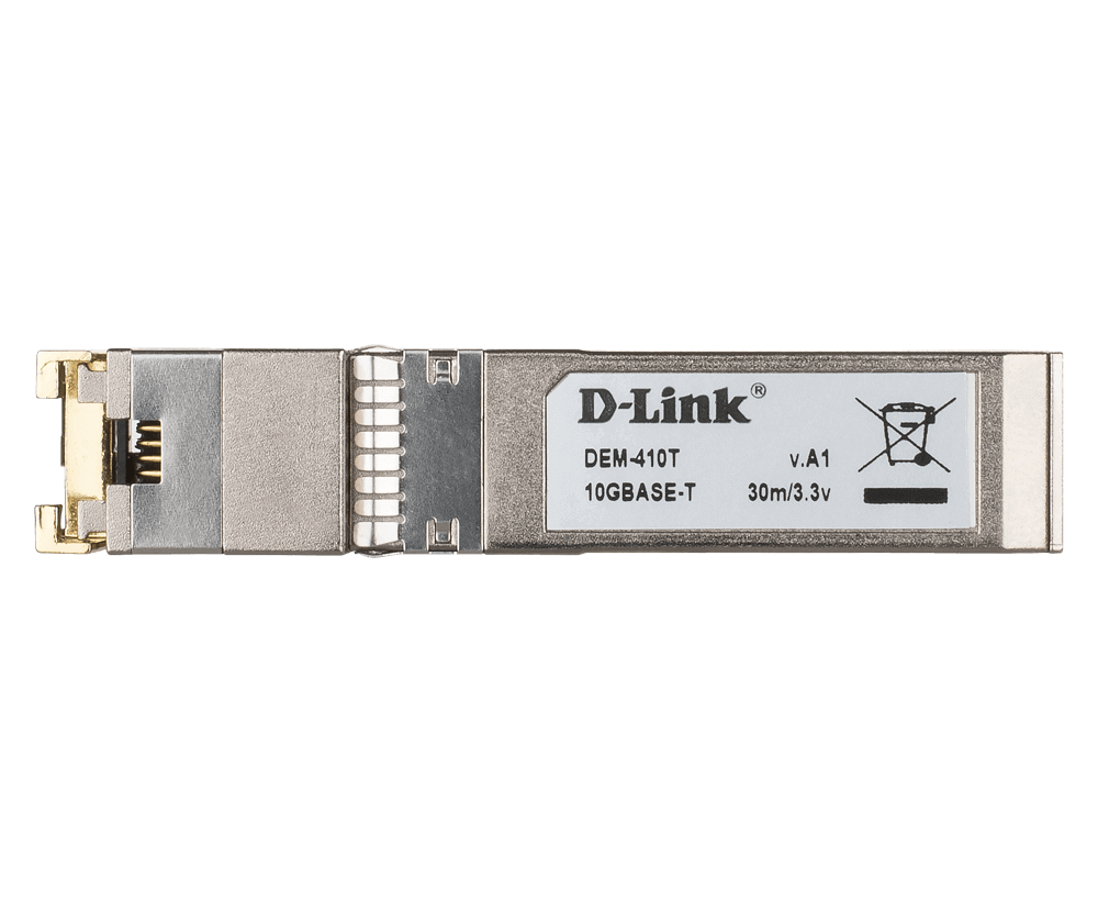 D-Link DEM-410T 10GBASE-T Copper SFP+ Transceiver - ACE Peripherals