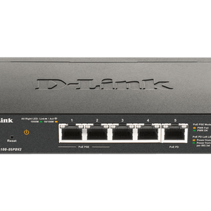 D-Link DGS-1100-05PDV2 5-Port Gigabit PoE Smart Managed Switch and PoE Extender - ACE Peripherals