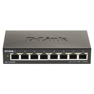 D-Link DGS-1100-08PV2 8-Port Gigabit PoE Smart Managed Switch - ACE Peripherals