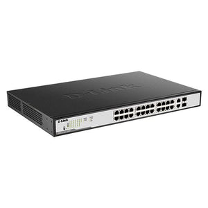 D-Link DGS-1100-26MPV2 26-Port PoE Gigabit Smart Managed Switch - ACE Peripherals
