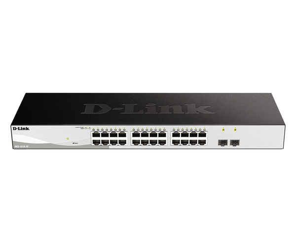 D-Link DGS-1210-26 24-Port Gigabit Smart Managed Switch With SFP - ACE Peripherals