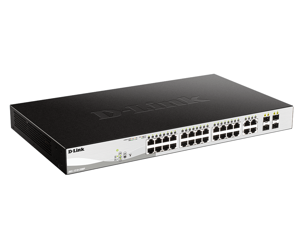 D-Link DGS-1210-28MP 28-Port Gigabit Smart Managed PoE Layer 2+ Switch - ACE Peripherals