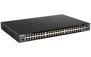 D-Link DGS-1520-52MP 52-Port Gigabit Smart Managed Stackable PoE+ Layer 3 Switch with 44 PoE+ 1000Base-T