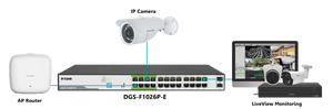 D-Link DGS-F1026P-E 250M 24-Port Gigabit Long Range PoE Switch - ACE Peripherals