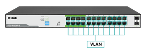 D-Link DGS-F1026P-E 250M 24-Port Gigabit Long Range PoE Switch - ACE Peripherals
