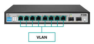 D-Link DGS-F1100-10PS-E 250M 8-Port Gigabit Long Range PoE Managed Switch - ACE Peripherals