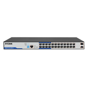 D-Link DGS-F1210-26PS-E 250M 24-Port Gigabit Long Range PoE Managed Switch with 2 SFP Ports - ACE Peripherals