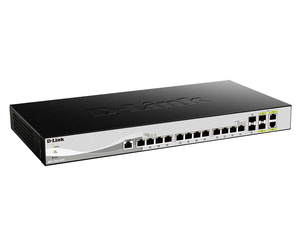 D-Link DXS-1210-28T 28-Port 10G Smart Managed Switch with 4 x 25G ports - ACE Peripherals