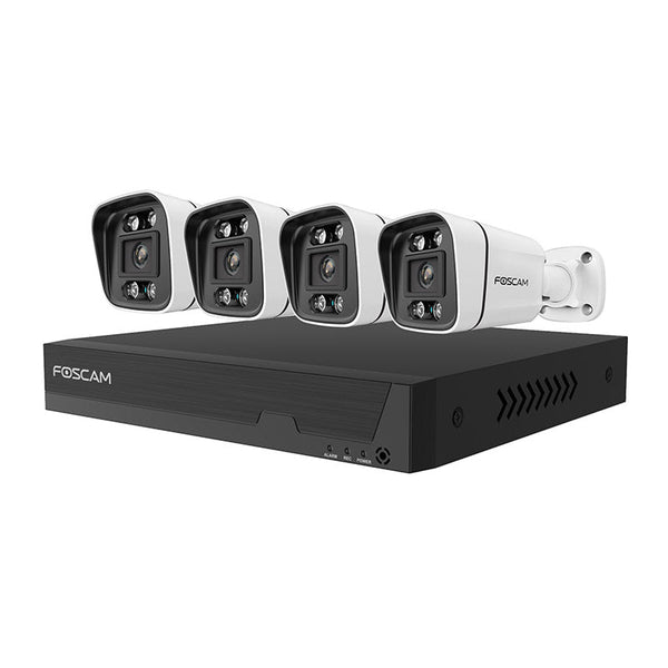 Foscam FN9108E-B4 8-Channel 5MP POE NVR Kits with Bullet Cameras - ACE Peripherals