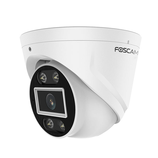 Foscam T5EP 5MP QHD POE IP Camera with Sound and Light Alarm - ACE Peripherals
