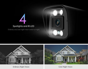 Foscam V4EC 4MP QHD Starlight POE IP Bullet Camera - ACE Peripherals