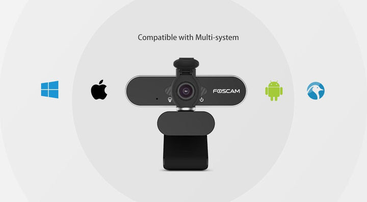 Foscam W41 4MP USB Webcam with Mic - ACE Peripherals