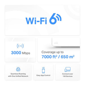 Mercusys Halo H80X AX3000 Whole Home Mesh Wi-Fi 6 System - ACE Peripherals