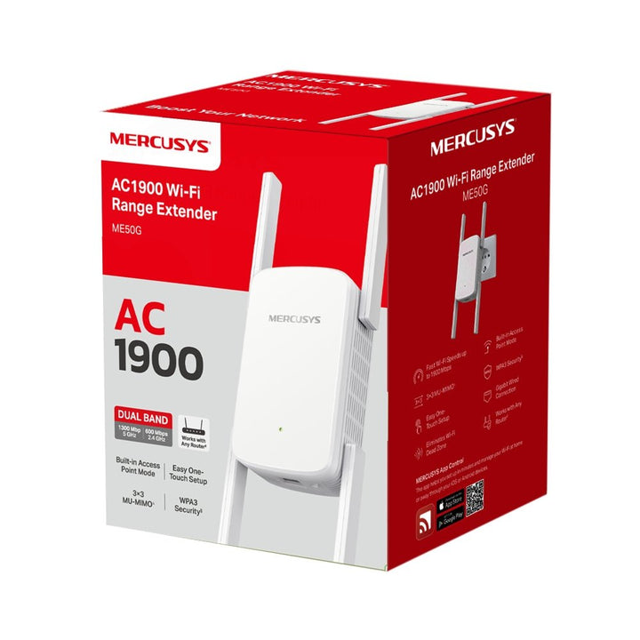 Mercusys ME50G AC1900 Wi-Fi Range Extender - ACE Peripherals