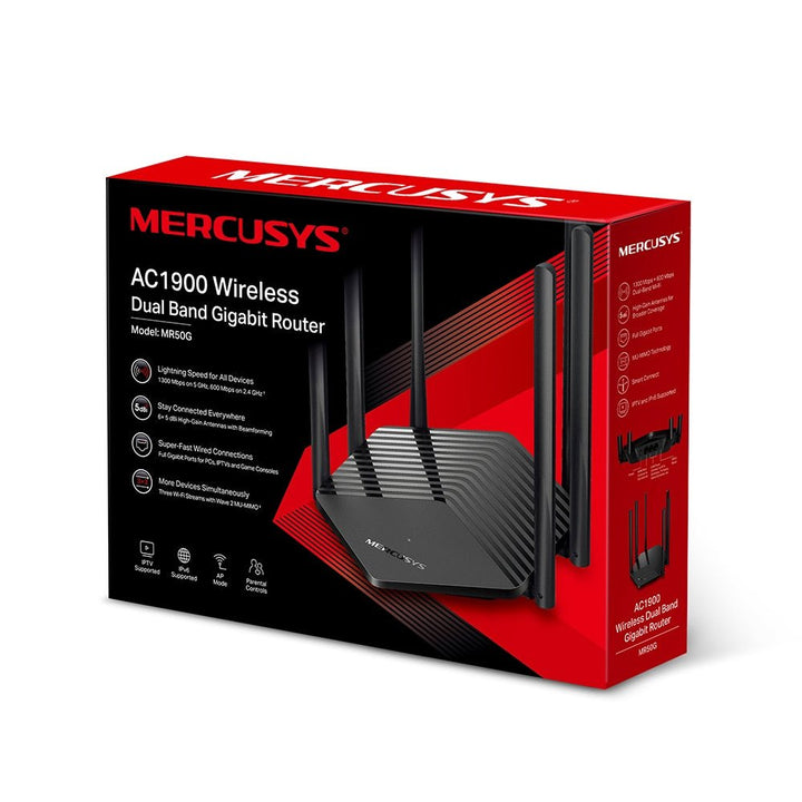 Mercusys MR50G AC1900 Wireless Dual Band Gigabit Router - ACE Peripherals