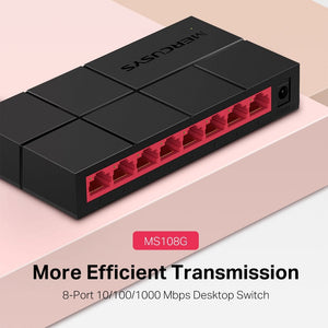 Mercusys MS108G 8-Port 1Gbps Desktop Switch - ACE Peripherals