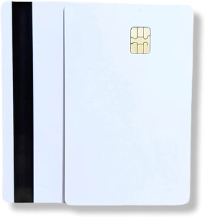 Premium Plastic ID Plain Card (White, Mag, Contact, RFID, Transparent) - ACE Peripherals