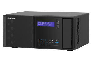 QNAP QGD-3014-16PT 16-Port Surveillance NVR PoE Switch - ACE Peripherals