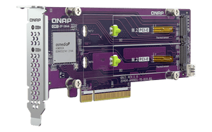 QNAP QM2-2P-384A Dual M.2 PCIe NVMe SSD Card - ACE Peripherals