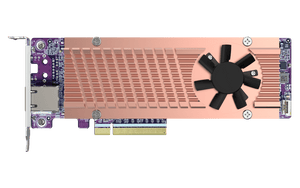 QNAP QM2-2P410G1T M.2 NVMe SSD Card with 10GbE Port - ACE Peripherals