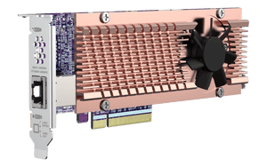 QNAP QM2-2P410G1T M.2 NVMe SSD Card with 10GbE Port - ACE Peripherals