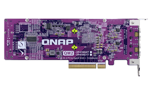 QNAP QM2-2P410G2T Dual M.2 NVMe SSD Expansion with Dual 10GbE Ports - ACE Peripherals