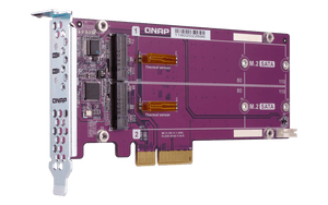 QNAP QM2-2S-220A Dual M.2 SATA SSD Expansion - ACE Peripherals