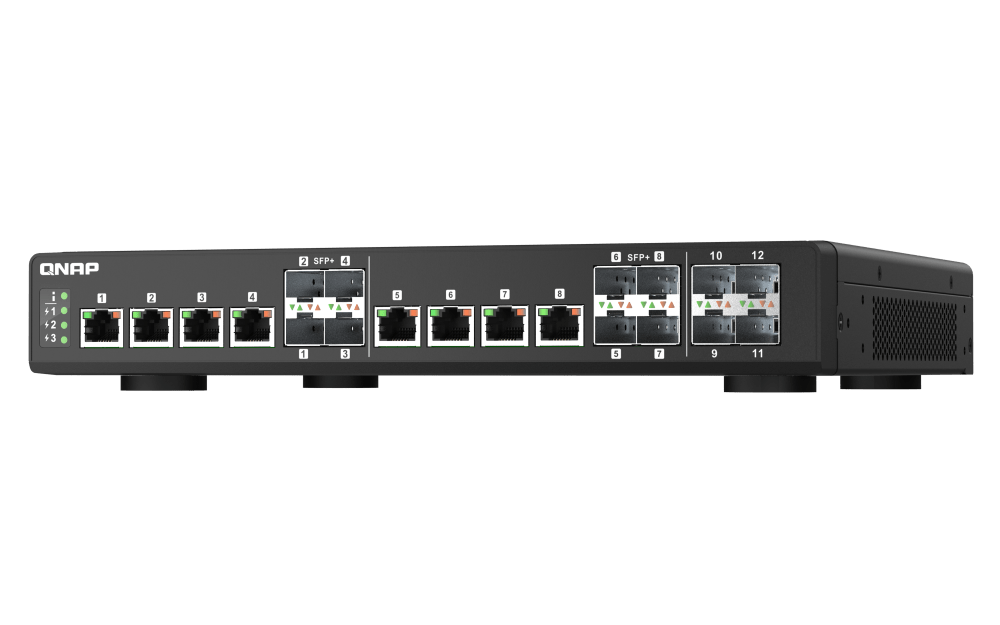 QNAP QSW-IM1200-8C 12-Port 10GbE Managed Switch - ACE Peripherals