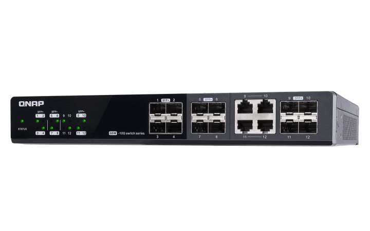 QNAP QSW-M1204-4C 12-Port 10GbE Managed Switch - ACE Peripherals