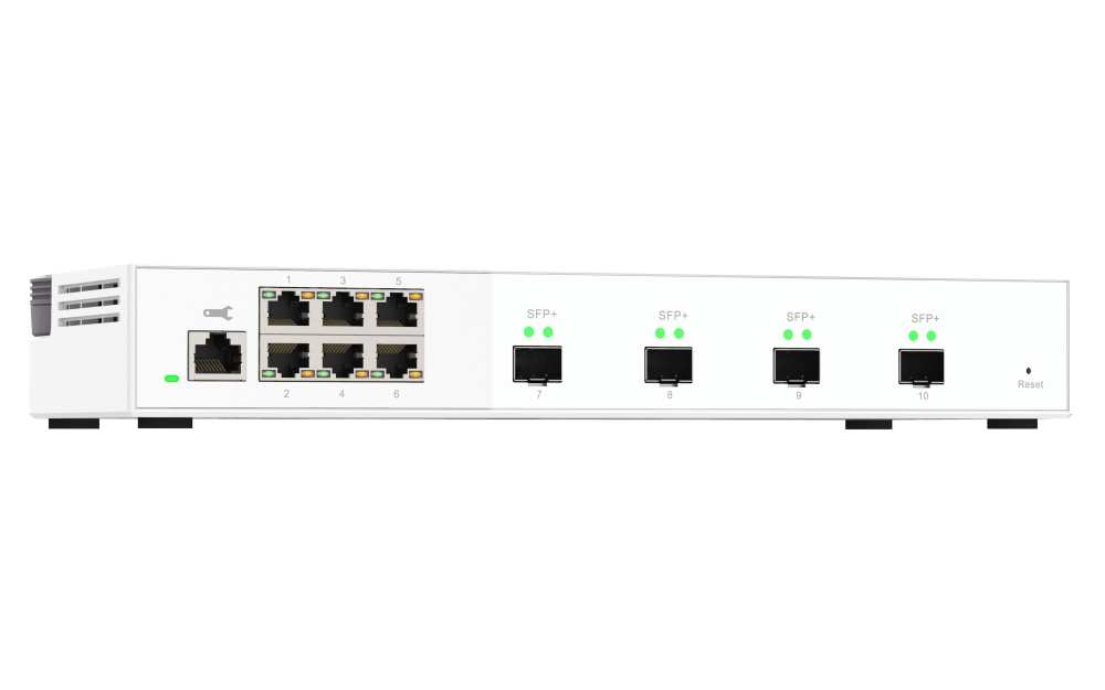 QNAP QSW-M2106-4S 10-Port 2.5/10GbE Managed Switch - ACE Peripherals