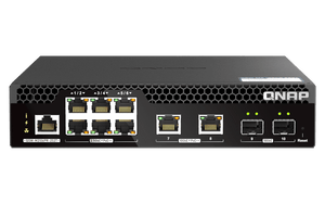 QNAP QSW-M2106PR-2S2T 10-Port 2.5/10GbE POE++ Managed Switch - ACE Peripherals