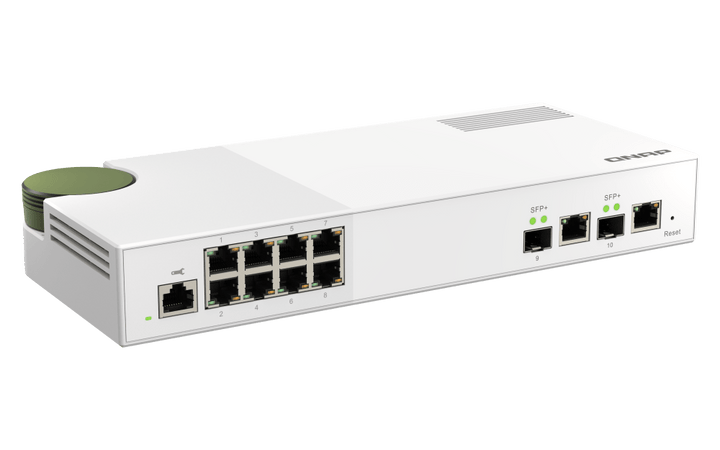 QNAP QSW-M2108-2C 10-Port 2.5/10GbE Managed Switch - ACE Peripherals
