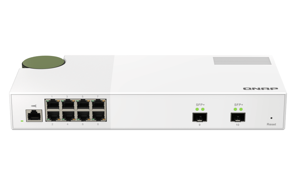 QNAP QSW-M2108-2S 10-Port 2.5/10GbE Managed Switch - ACE Peripherals