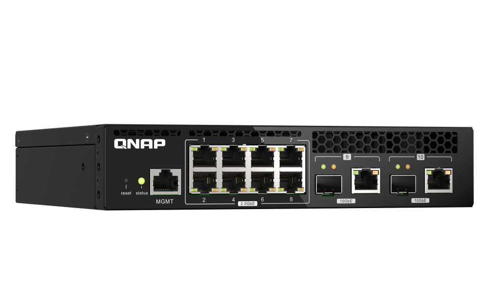 QNAP QSW-M2108R-2C 10-Port 2.5/10GbE Managed Switch - ACE Peripherals
