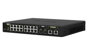 QNAP QSW-M2116P-2T2S 20-Port 2.5/10GbE POE++ Managed Switch - ACE Peripherals