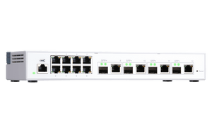 QNAP QSW-M408-4C 12-Port 1/10GbE Managed Switch - ACE Peripherals