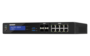 QNAP QuCPE-3034 12-Port 2.5/10Gbe Virtualization Scalable Enterprise Edge Networking Switch - ACE Peripherals