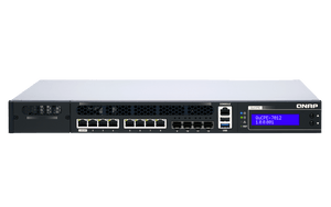 QNAP QuCPE-7012 12-Port 2.5/10Gbe Virtualization Scalable Enterprise Edge Networking Switch - ACE Peripherals