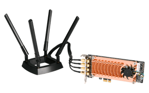 QNAP QWA-AC2600 PCIe Dual-Band Wireless PCIe Expansion Card - ACE Peripherals